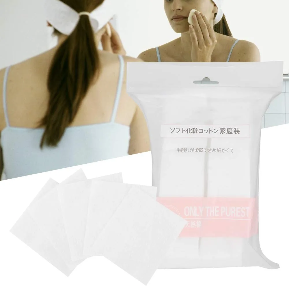 1000PCS Ultra Thin Makeup Remover Cotton Pads Facial Cotton Pads, Cotton Pads for TonerSet of 90 Makeup Remover Sheets and 1000 Toner Pads, Multi Purpose Facial Cotton (1000pcs)