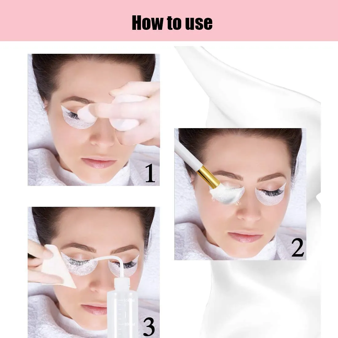 12 Pcs Eyelash Cleaning Brush Lash Extension Cleanser Shampoo Soft Makeup Brushes for Blackhead Remover Tool Nose Washing with a Dozen Mascara Brushes Wands,Pink Pink