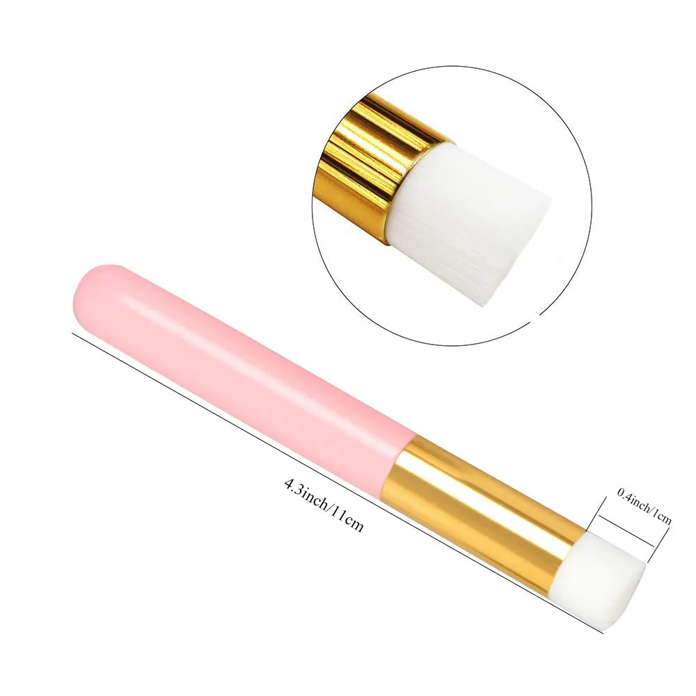 12 Pcs Eyelash Cleaning Brush Lash Extension Cleanser Shampoo Soft Makeup Brushes for Blackhead Remover Tool Nose Washing with a Dozen Mascara Brushes Wands,Pink Pink