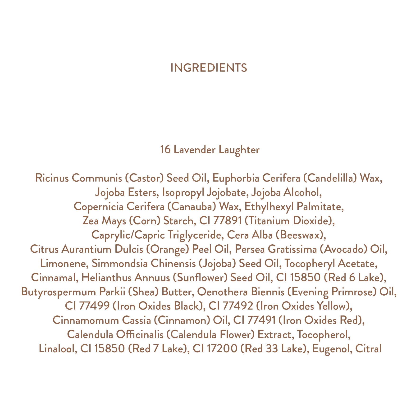 16 Lavender Laughter - Natural Lipstick