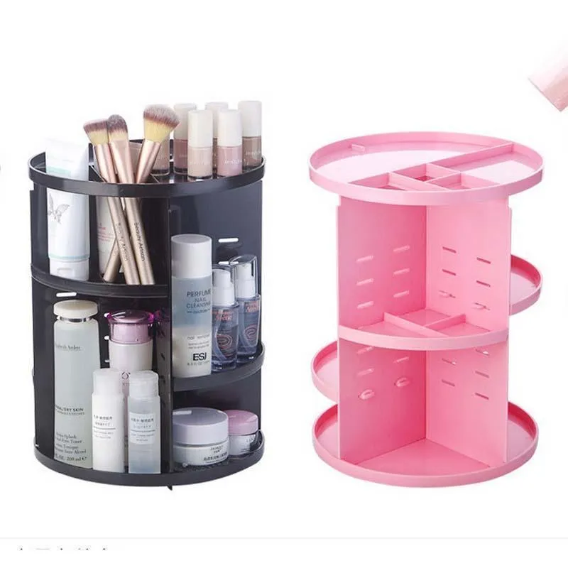 360 Degree Rotating Makeup Organizer