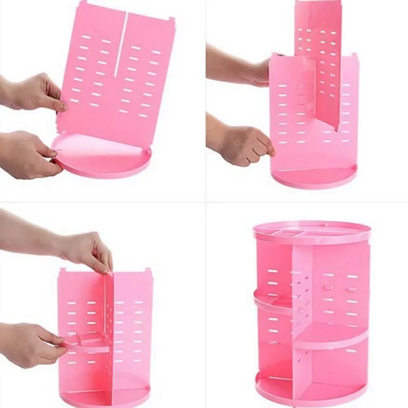 360 Degree Rotating Makeup Organizer