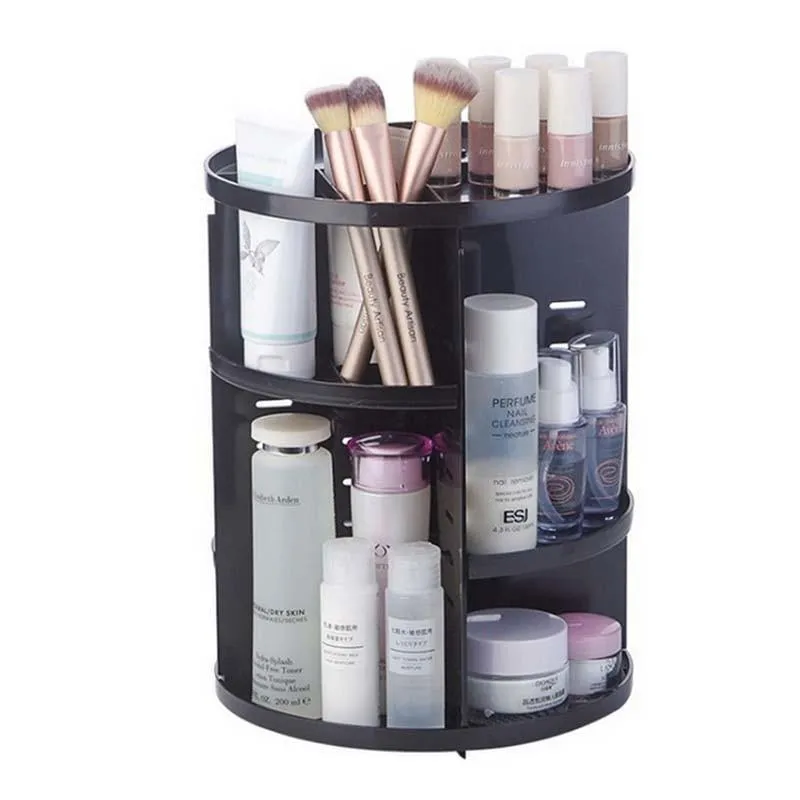 360 Degree Rotating Makeup Organizer