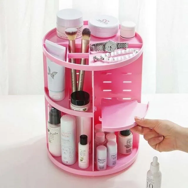360 Degree Rotating Makeup Organizer