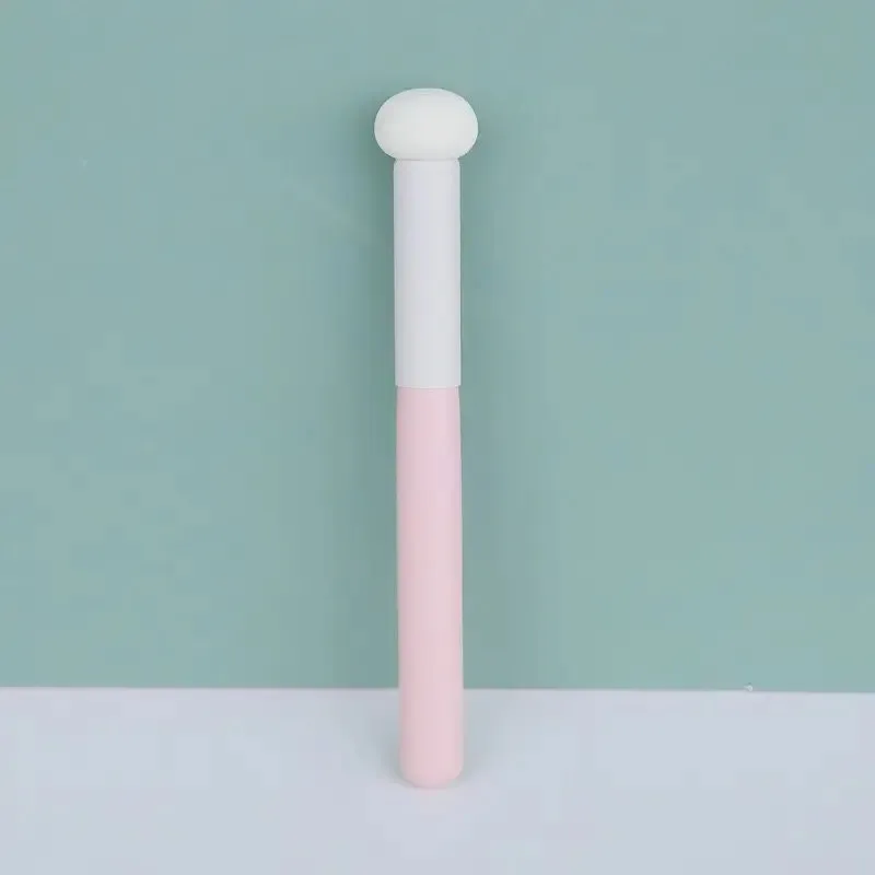 3pcs Multi Functional Mushroom Head Concealer Brush Round Sponge Head Concealing Black Eye Circles Makeup Brush Flat Head Lacrimal Brush