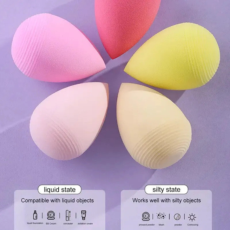 5 Beauty Egg Makeup Sponge Blenders Beauty Sponges Foundation Applicator