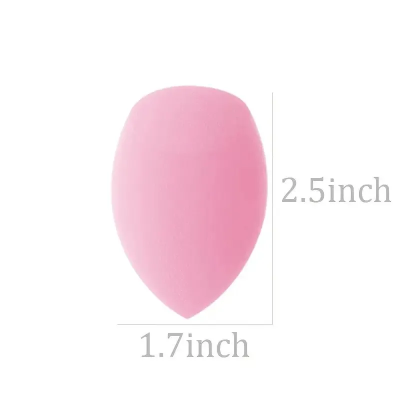 5Pcs Makeup Sponge Set | Foundation Blending Beauty Sponge | Pink Makeup Sponges | Flawless For Liquid Cream And Powder