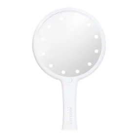 Absolute New York LED Makeup Round Handheld Mirror