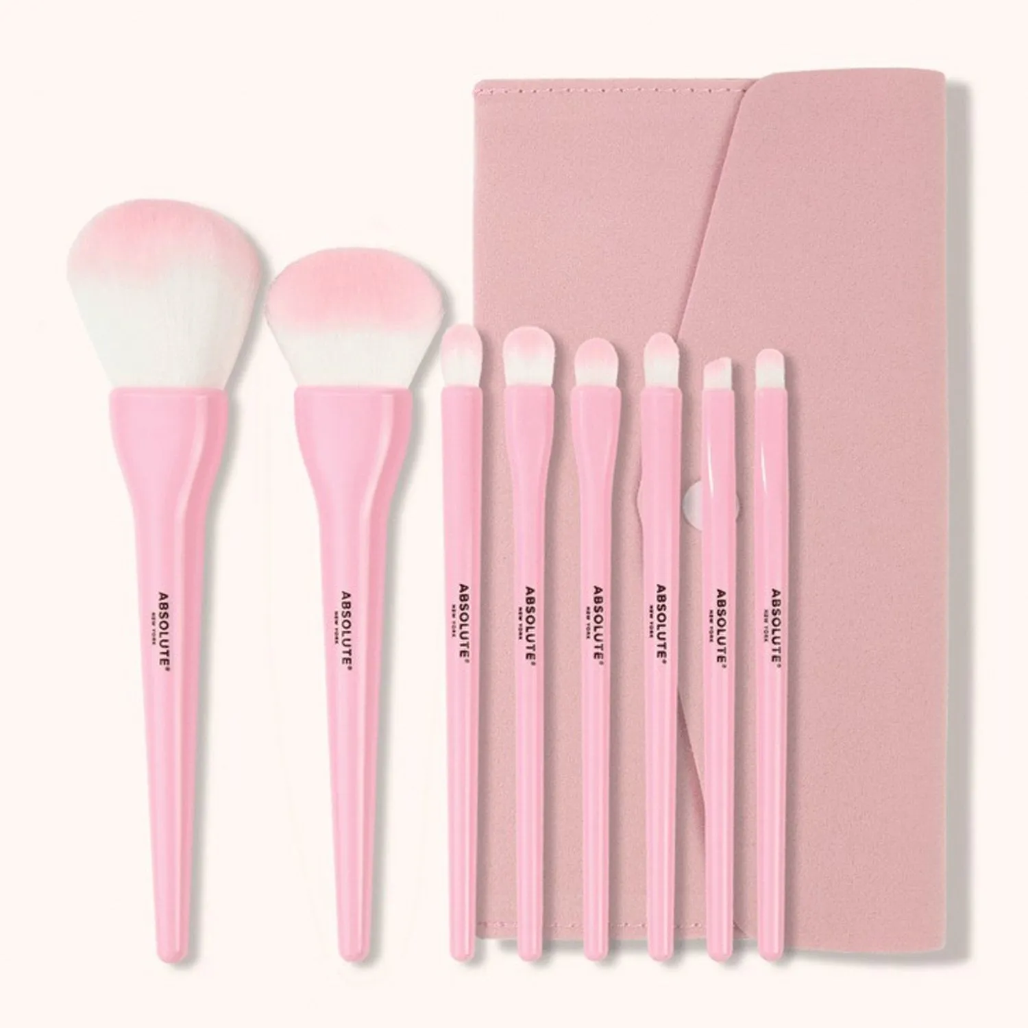 Absolute New York Vegan & Cruelty-Free 8 Makeup Brushes Set