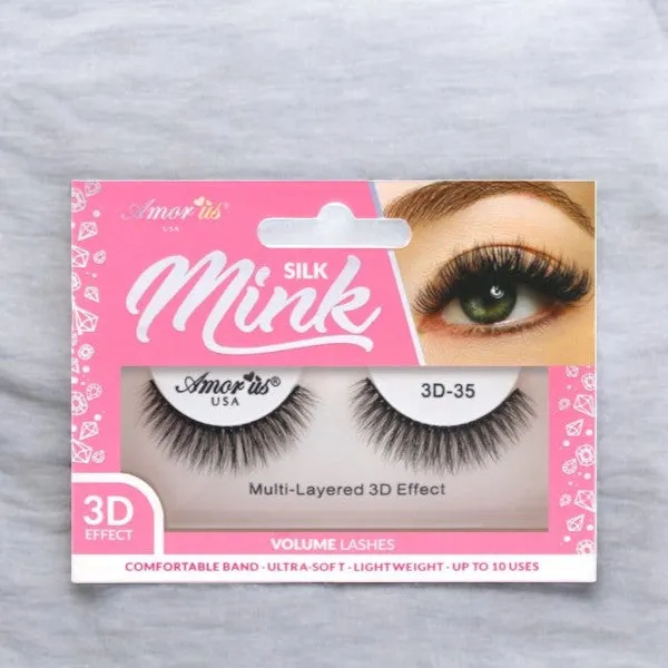 Amor Us Silk Mink Volume Lashes 3D Effect 3D-35