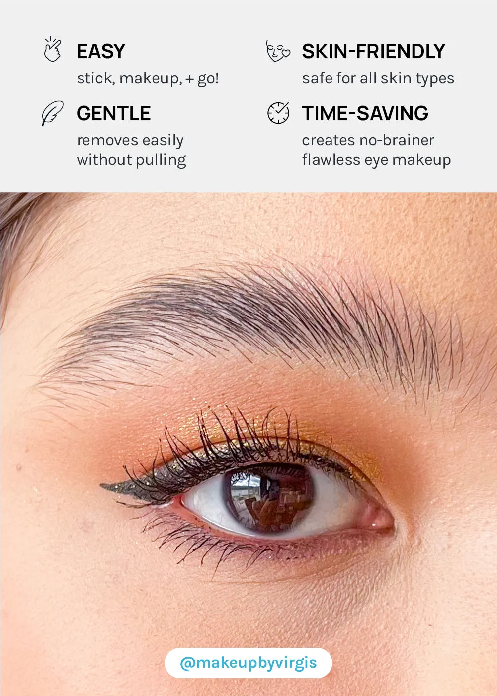 AOA Perfect Winged Eyeliner Sticker Templates
