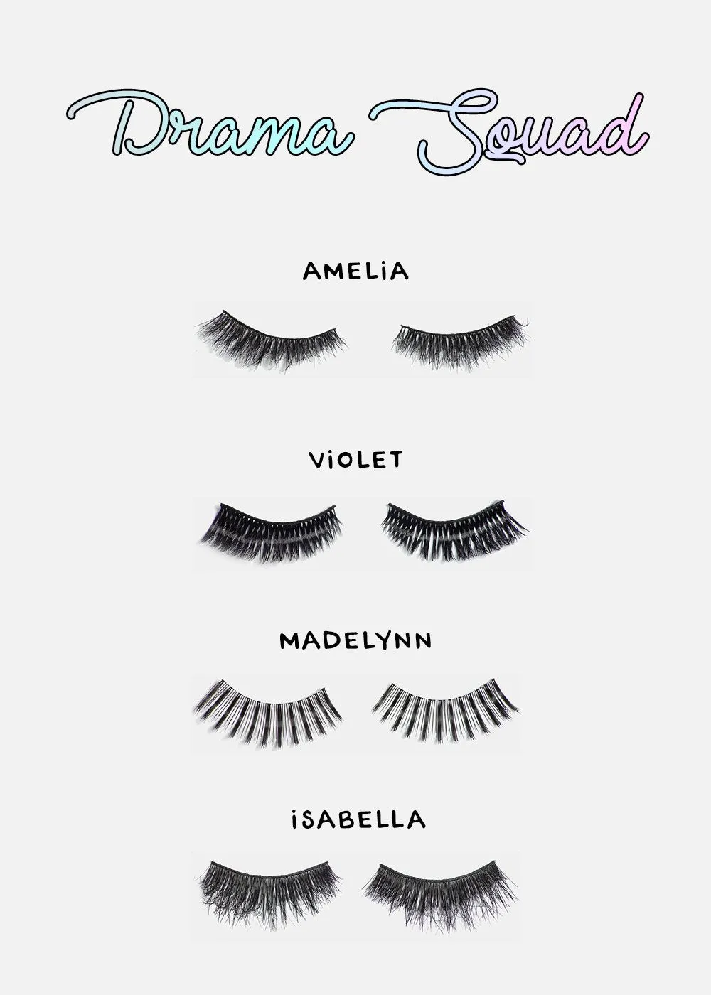 AOA Studio Eyelashes - Violet