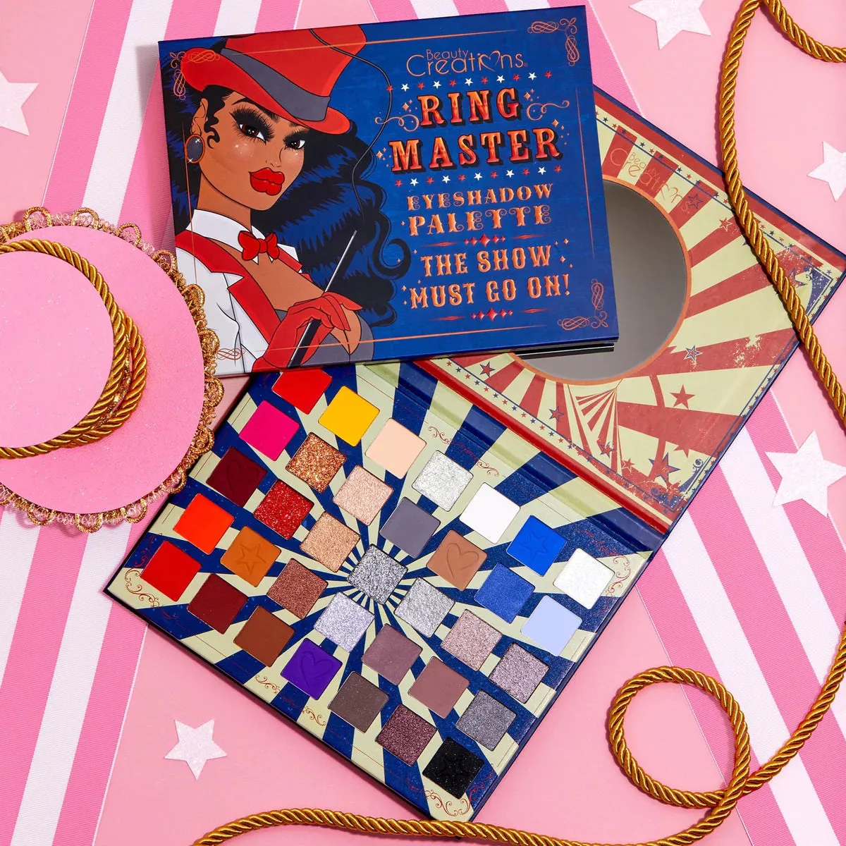 BEAUTY CREATIONS ring master eyeshadow palette The show must go on ￼￼
