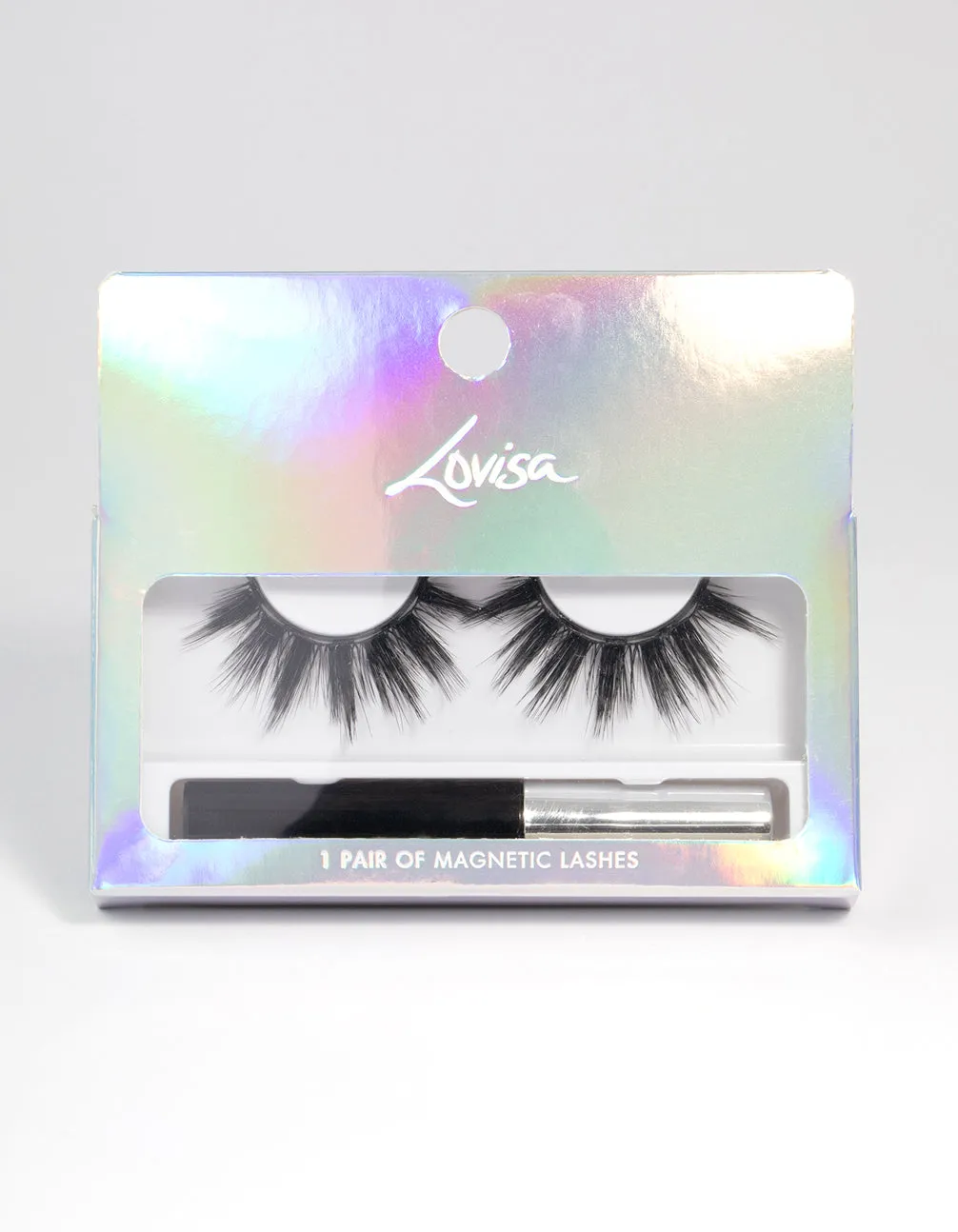 Black Long Thick Magnetic Fake Eyelashes