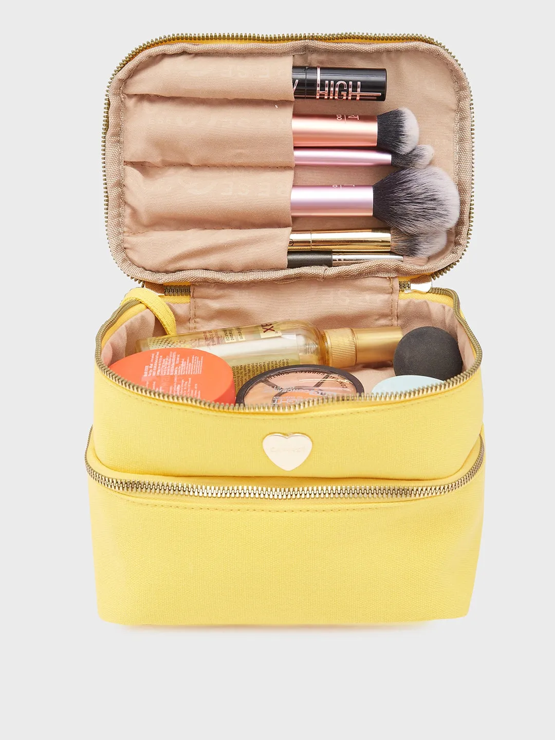 Caprese Keats Vanity Large Yellow Handheld Bag