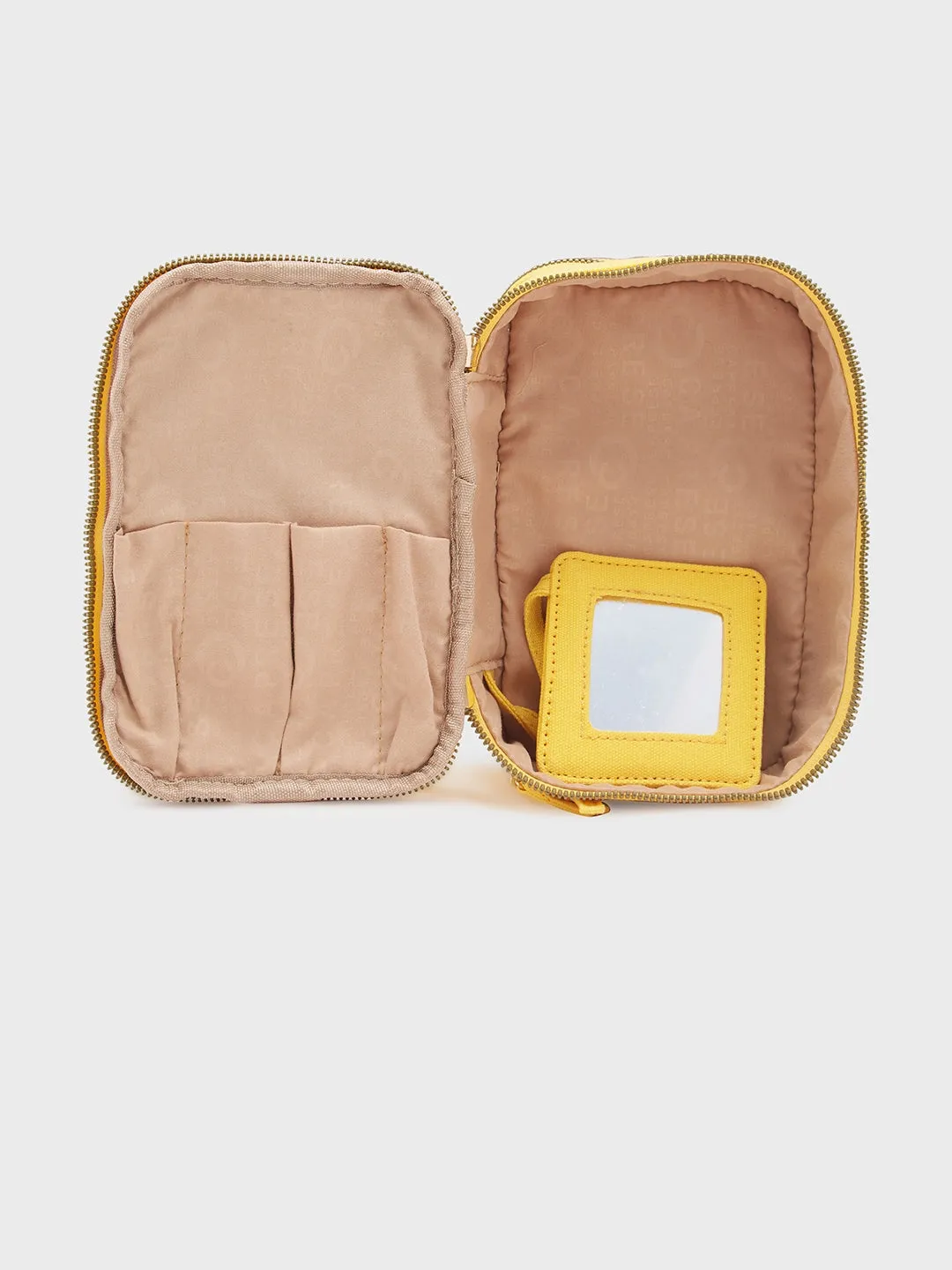 Caprese Keats Vanity Large Yellow Handheld Bag