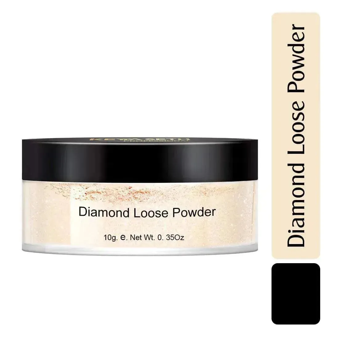 Diamond Loose Powder Natural Glow & Shimmer, Ultra- Fine Translucent, Feather Light Finishing Powder