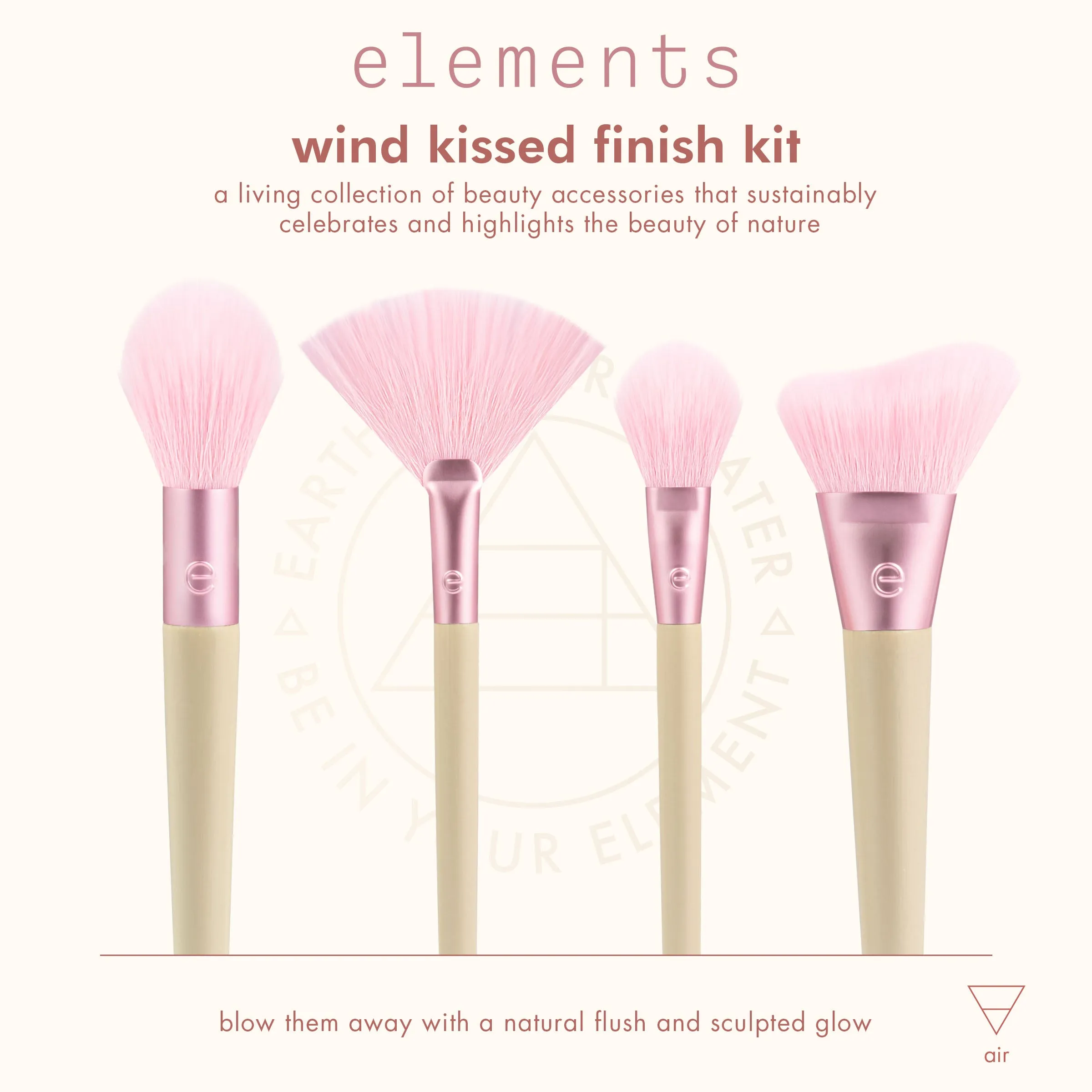 Elements Wind-Kissed Finish Makeup Brush Kit