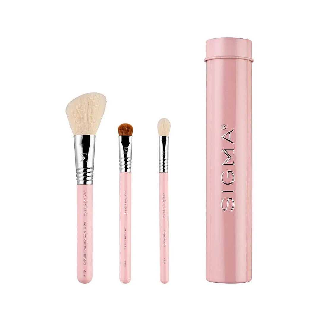 ESSENTIAL TRIO BRUSH SET - PINK