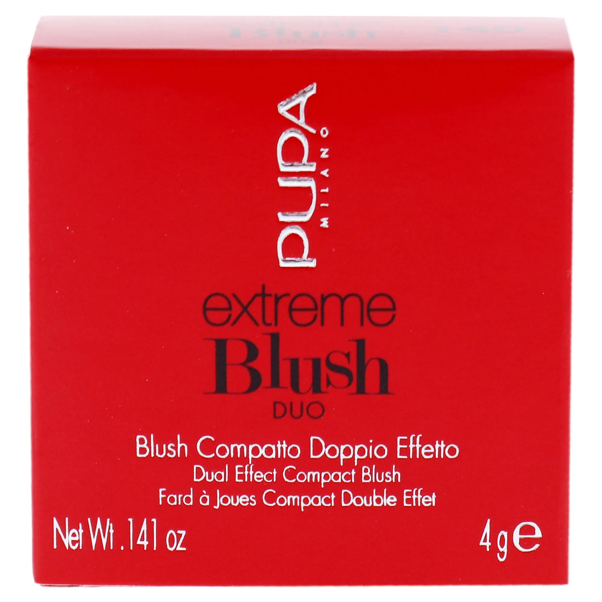 Extreme Blush Duo - 140 Radiant Flamingo - Glow Creamy by Pupa Milano for Women - 0.141 oz Blush