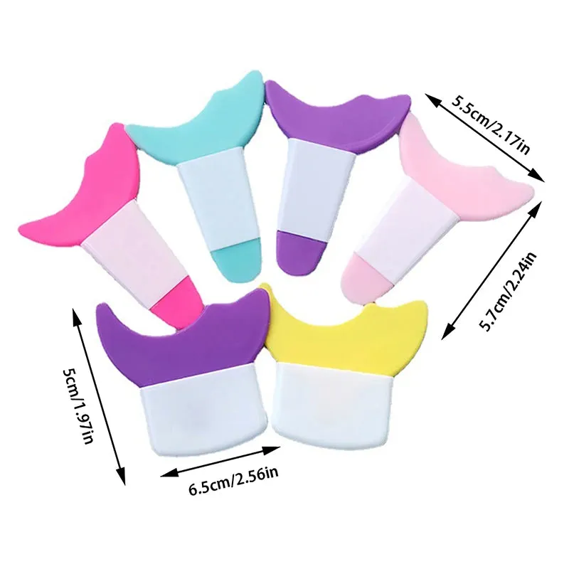 Eyeliner Template Mascara Shield Applicator Silicone Brush Tool
