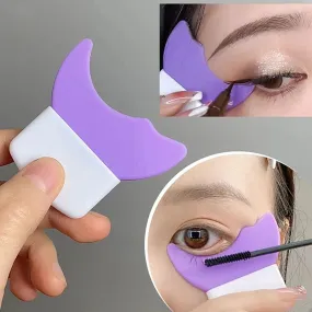 Eyeliner Template Mascara Shield Applicator Silicone Brush Tool