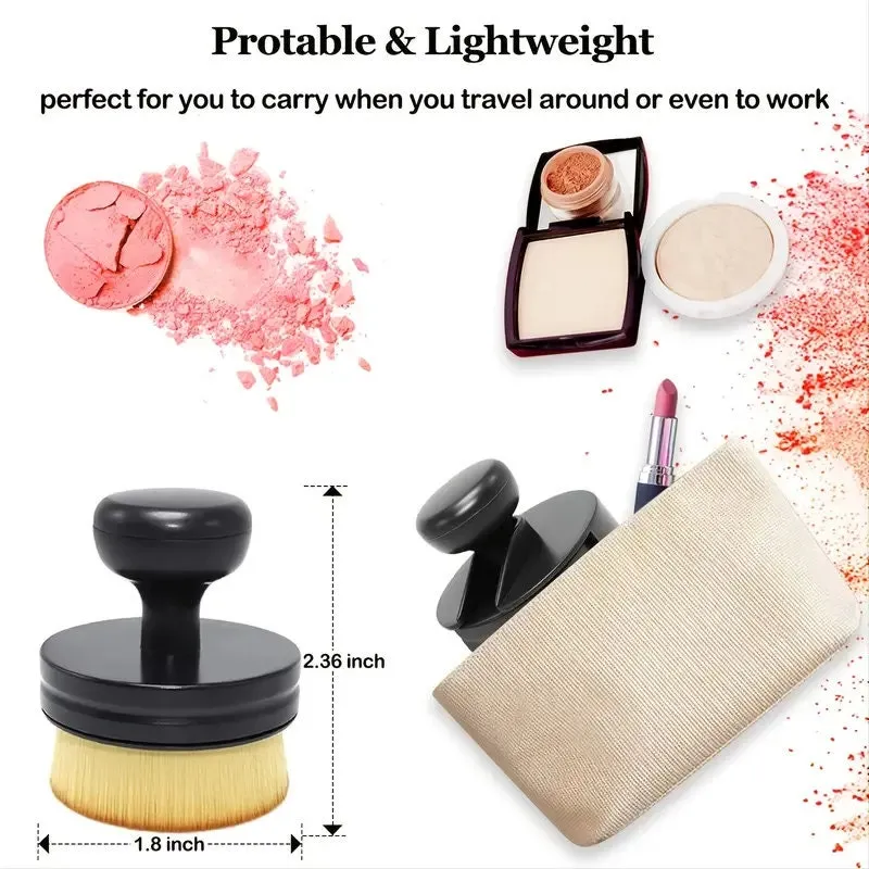 Foundation Makeup Brush | Travel Kabuki Foundation Brush For Face & Body | Large Full Coverage Makeup Brushes
