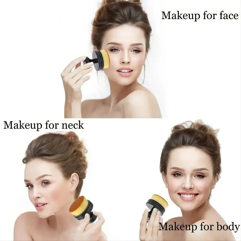 Foundation Makeup Brush | Travel Kabuki Foundation Brush For Face & Body | Large Full Coverage Makeup Brushes
