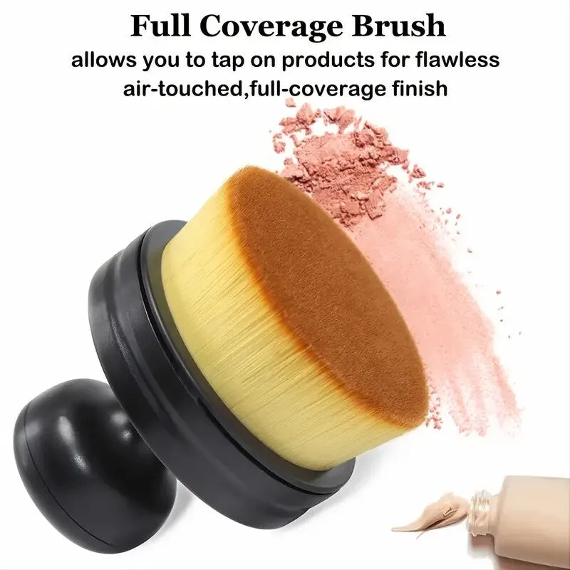 Foundation Makeup Brush | Travel Kabuki Foundation Brush For Face & Body | Large Full Coverage Makeup Brushes
