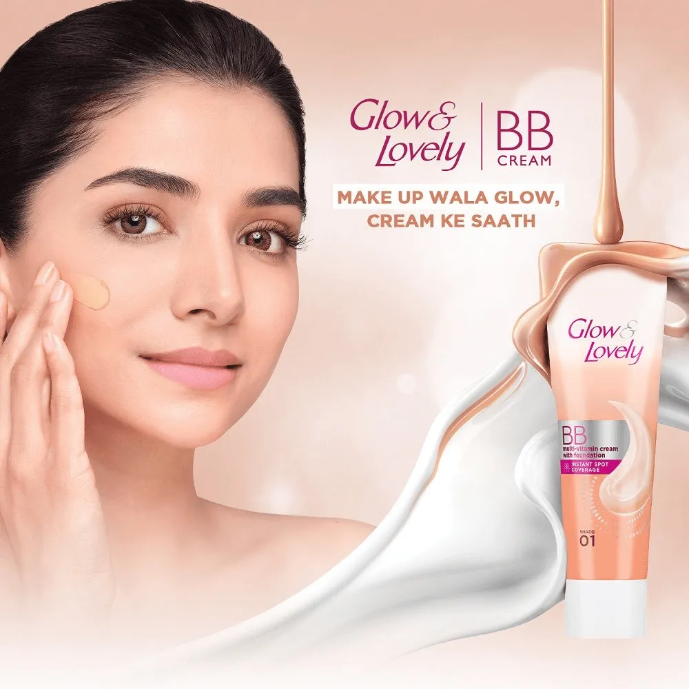 Glow & Lovely BB Multi-Vitamin Cream With Foundation - 40g