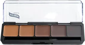 Graftobian HD High-Definition Glamour Creme Palette, Neutral #3 .39oz., 11g