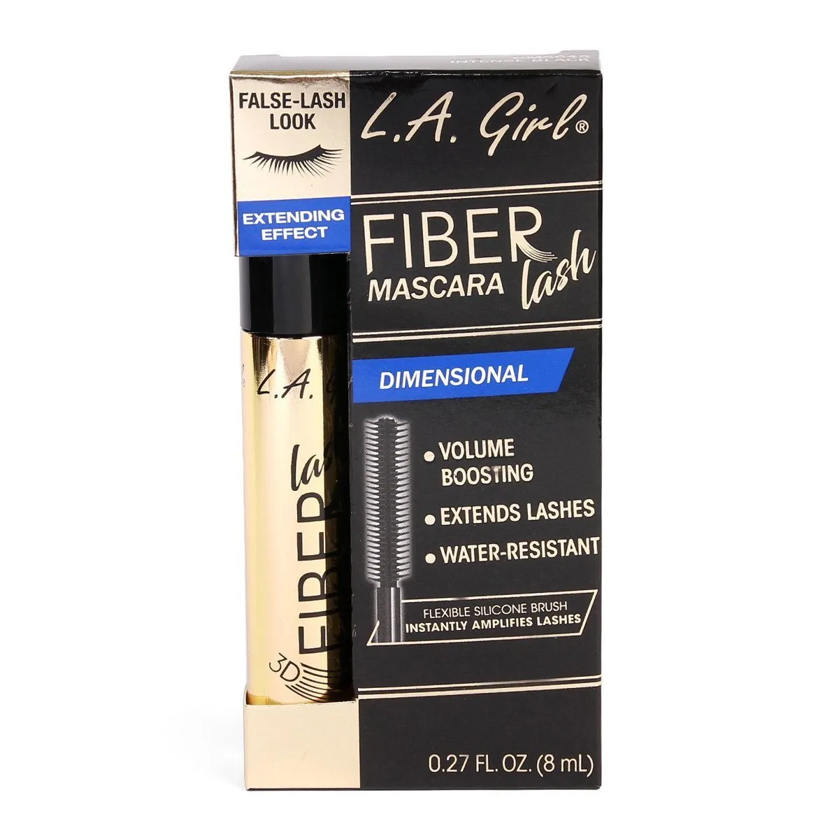 L.A. GIRL Fiber Lash Mascara - Intense Black