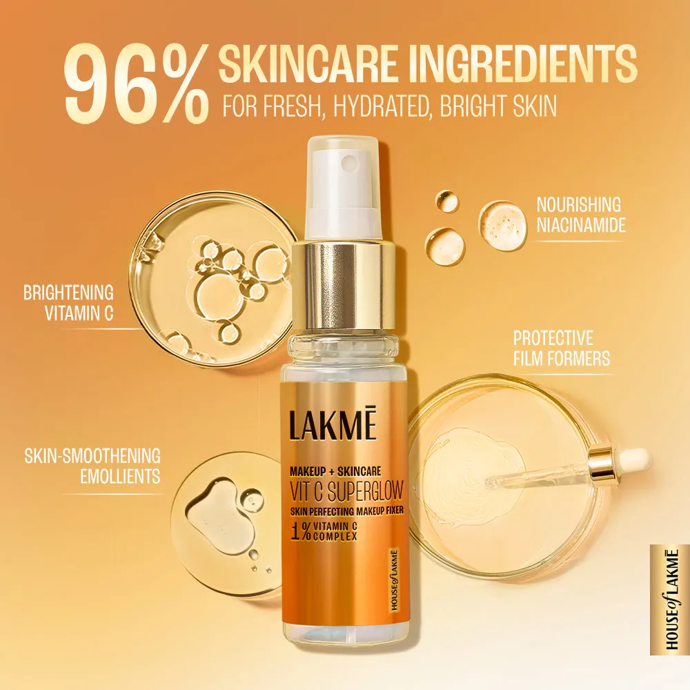 Lakmē VitC Superglow Primer   Setting Spray Combo