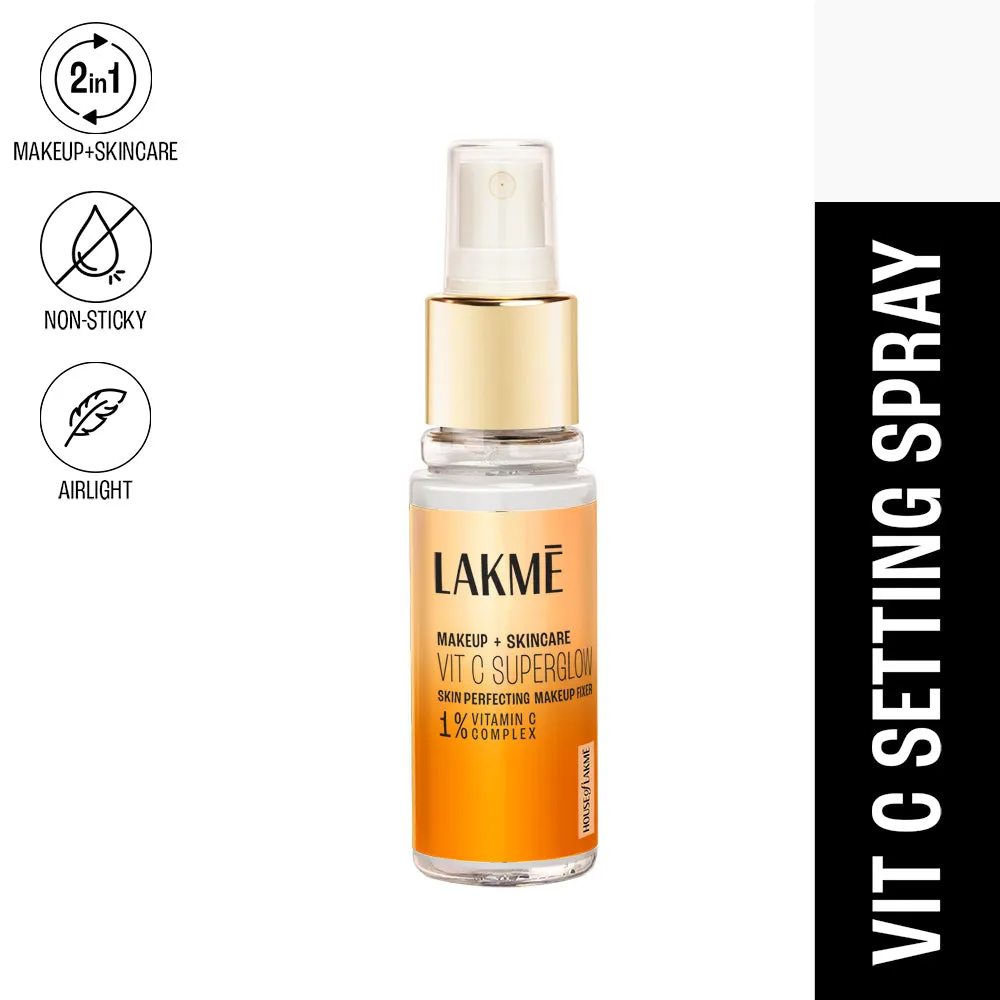 Lakmē VitC Superglow Primer   Setting Spray Combo