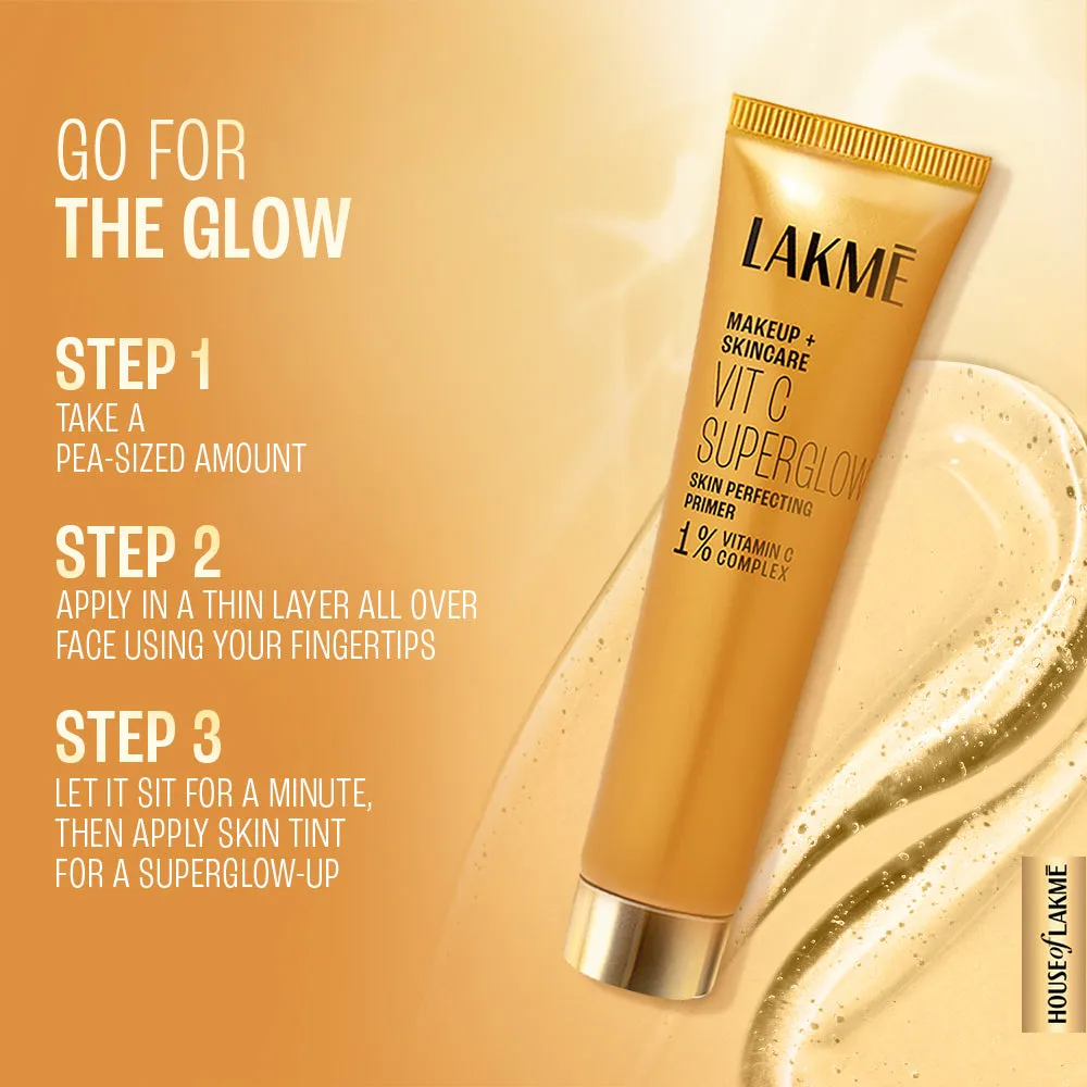 Lakmē VitC Superglow Primer   Setting Spray Combo