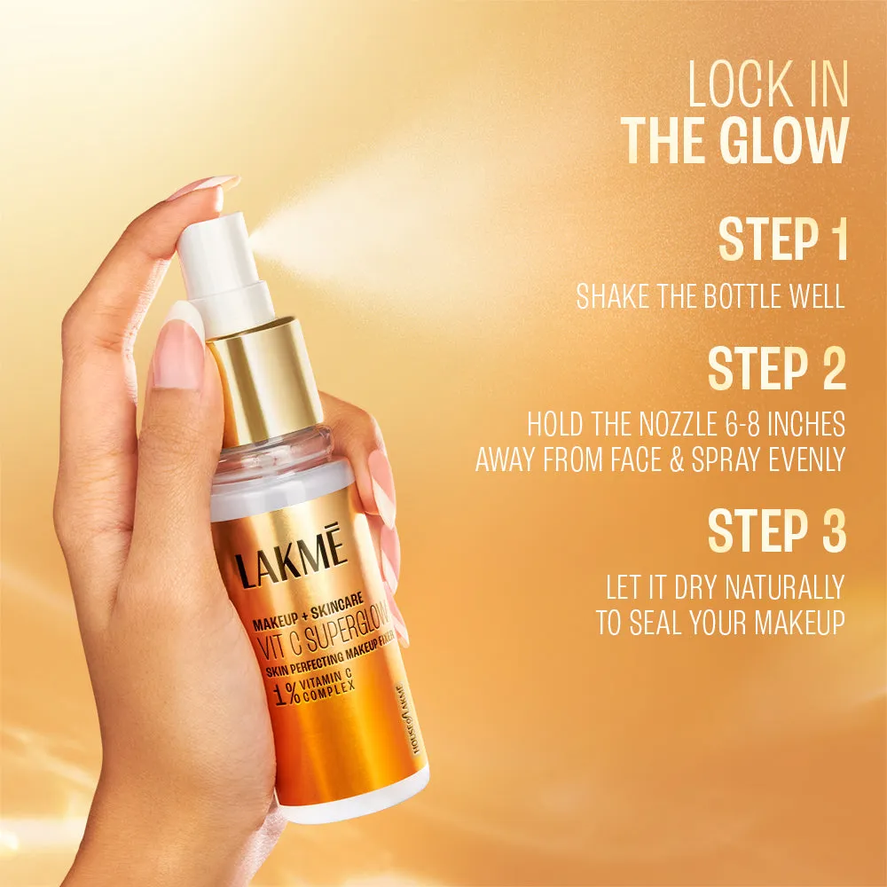 Lakmē VitC Superglow Primer   Setting Spray Combo