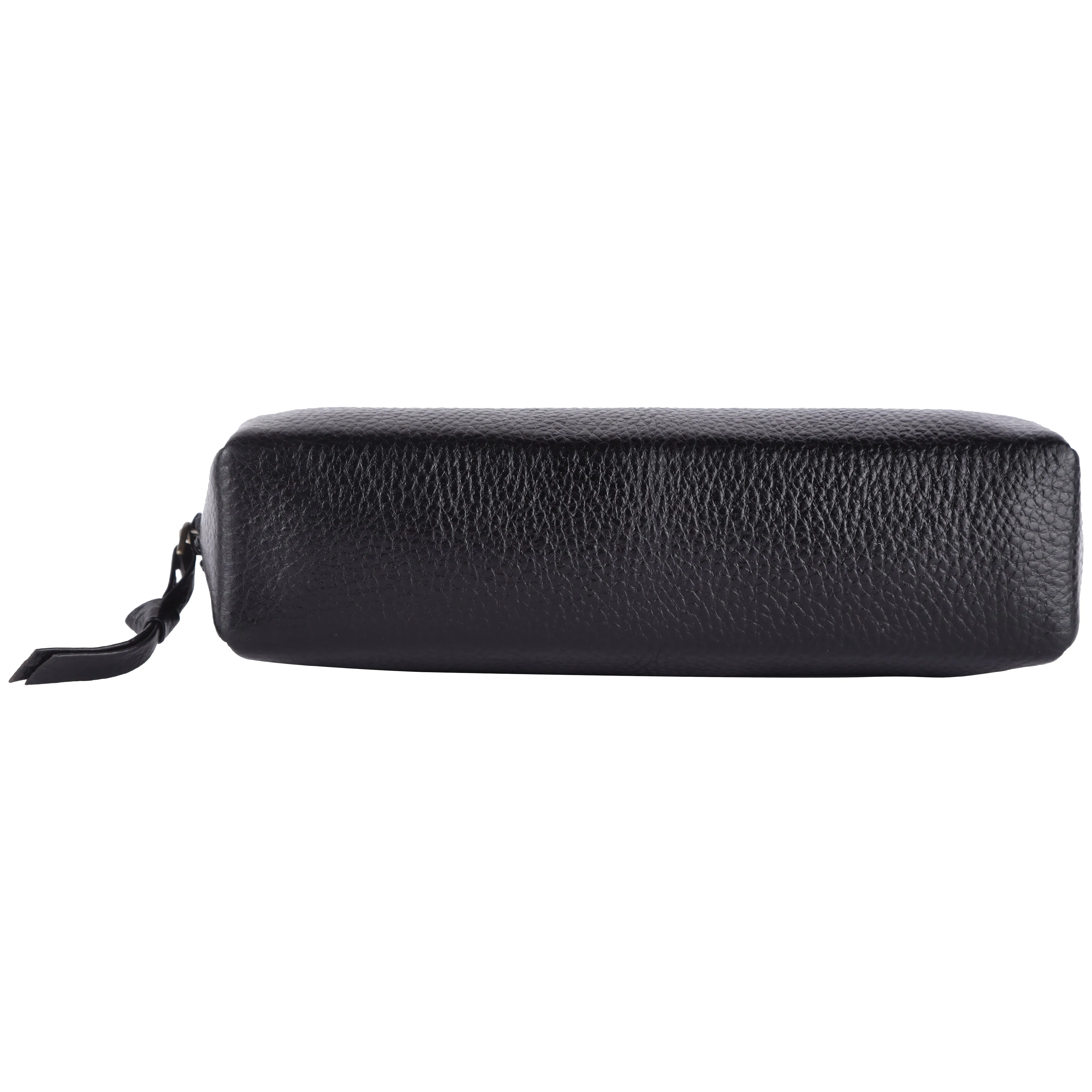 Leather Utility Pouch - Multi-Use Pencil Case, Cosmetic, Stationery, Coin, and Makeup Brush Pouch for Women & Men