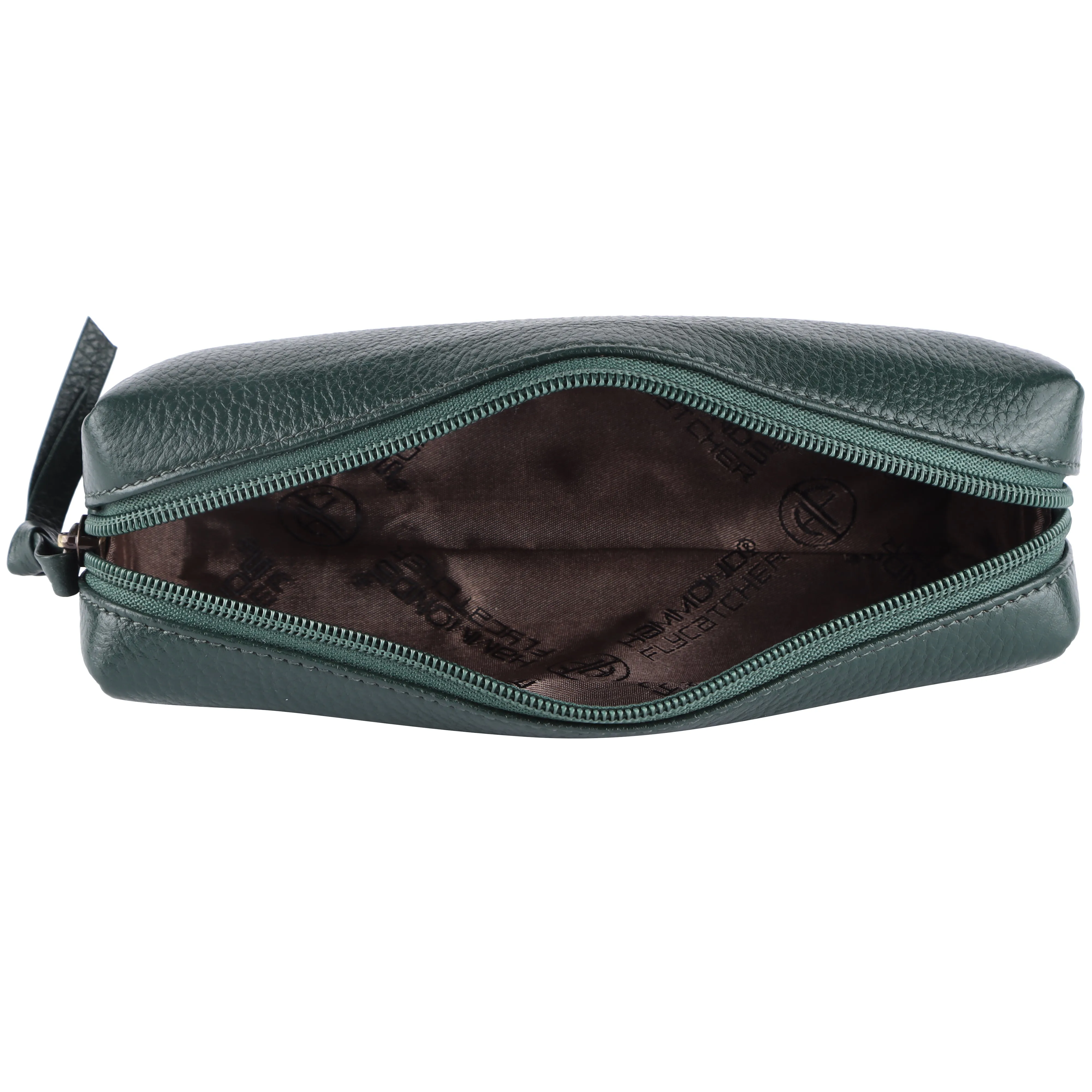 Leather Utility Pouch - Multi-Use Pencil Case, Cosmetic, Stationery, Coin, and Makeup Brush Pouch for Women & Men