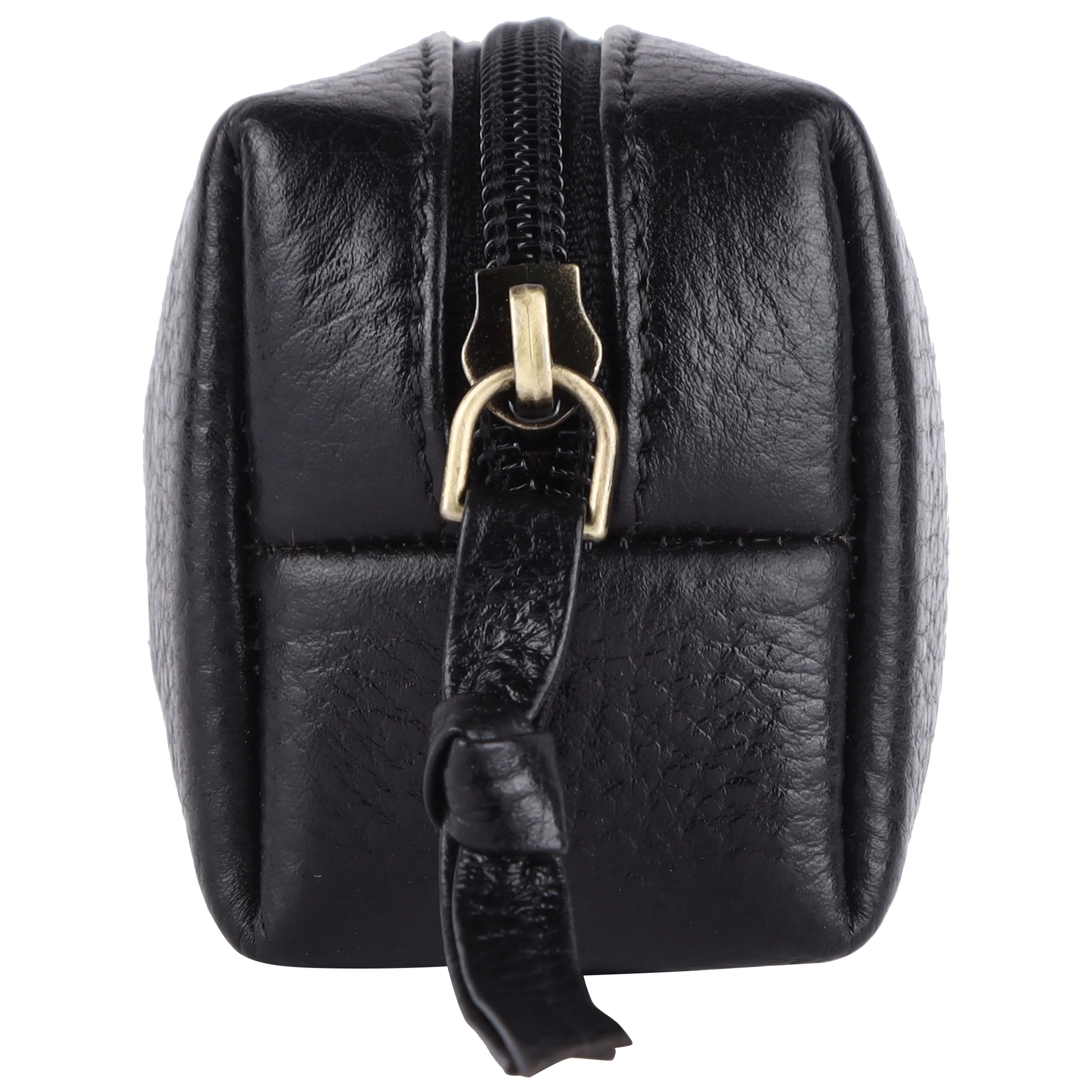 Leather Utility Pouch - Multi-Use Pencil Case, Cosmetic, Stationery, Coin, and Makeup Brush Pouch for Women & Men