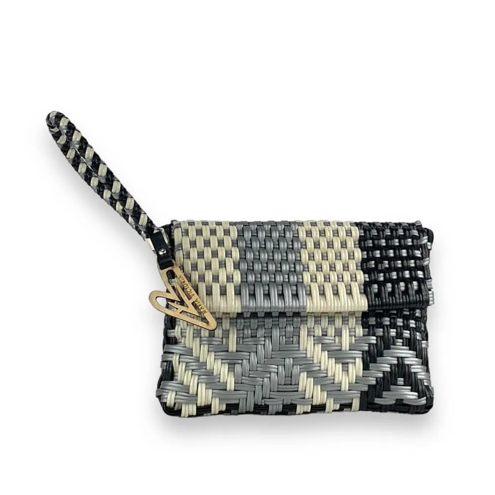 Maria Victoria | Waves CA | Upcycled, Handwoven, Wristlet