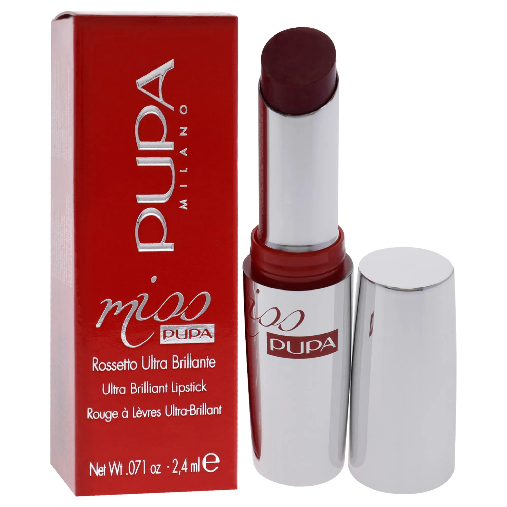 Miss Pupa Ultra Brilliant Lipstick - 203 Pink Blossom by Pupa Milano for Women - 0.071 oz Lipstick