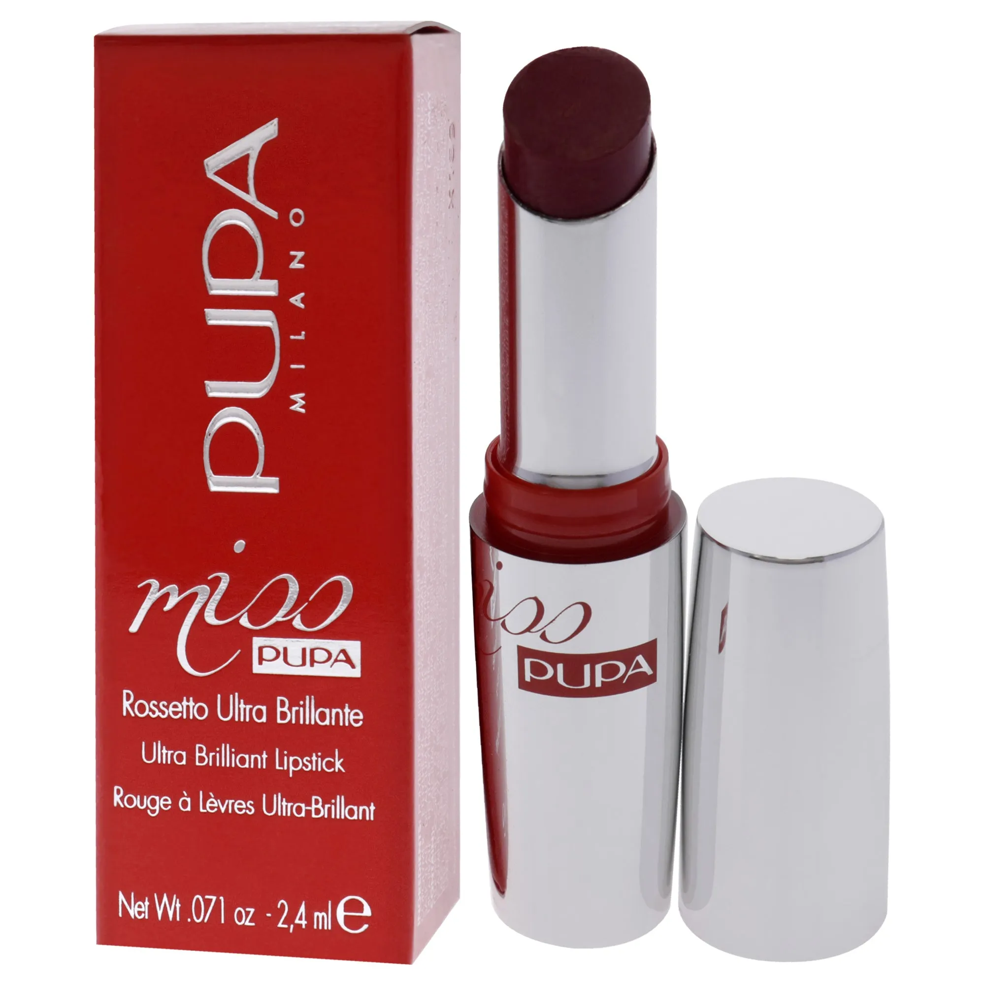 Miss Pupa Ultra Brilliant Lipstick - 203 Pink Blossom by Pupa Milano for Women - 0.071 oz Lipstick