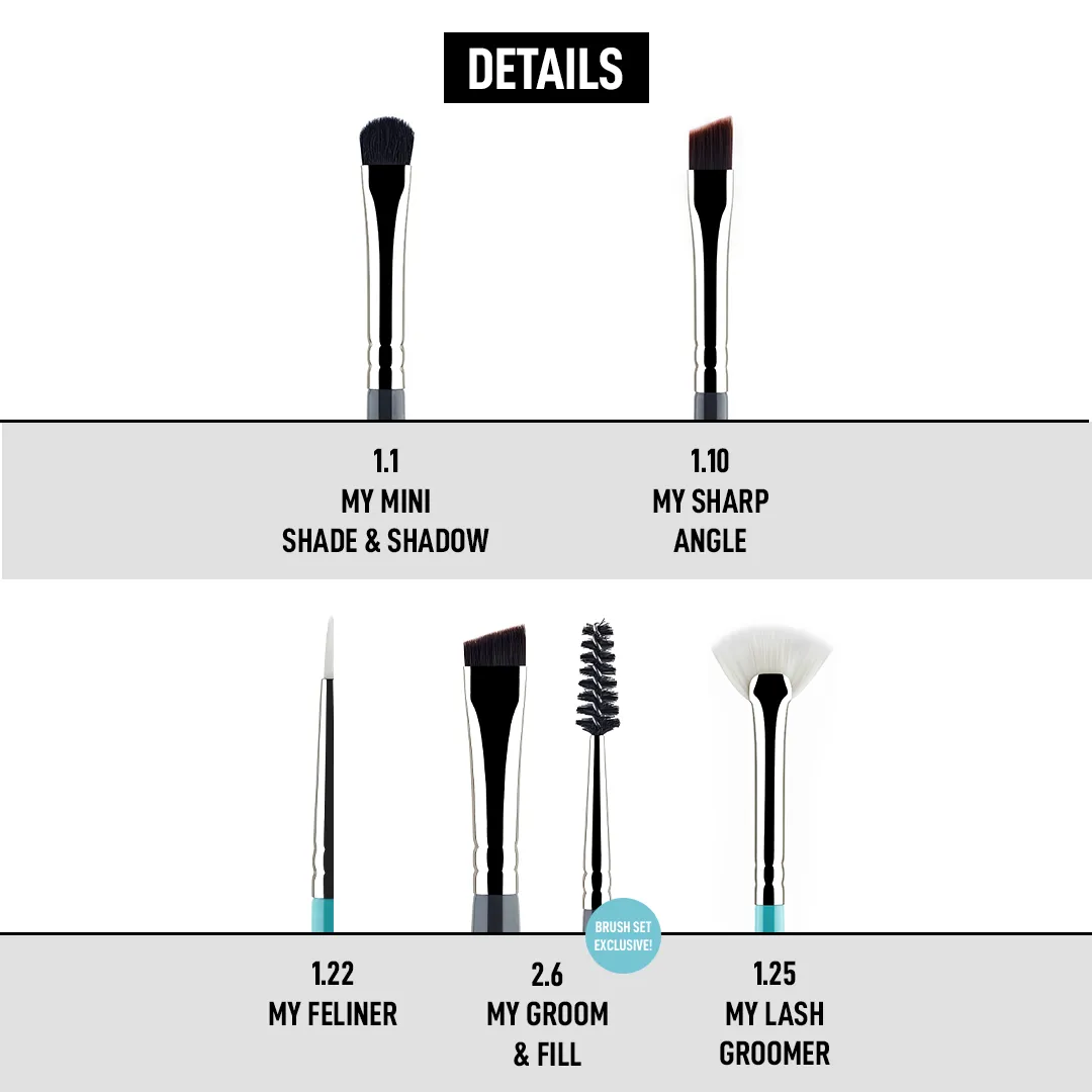 MY COMPLETE EYE BRUSH SET