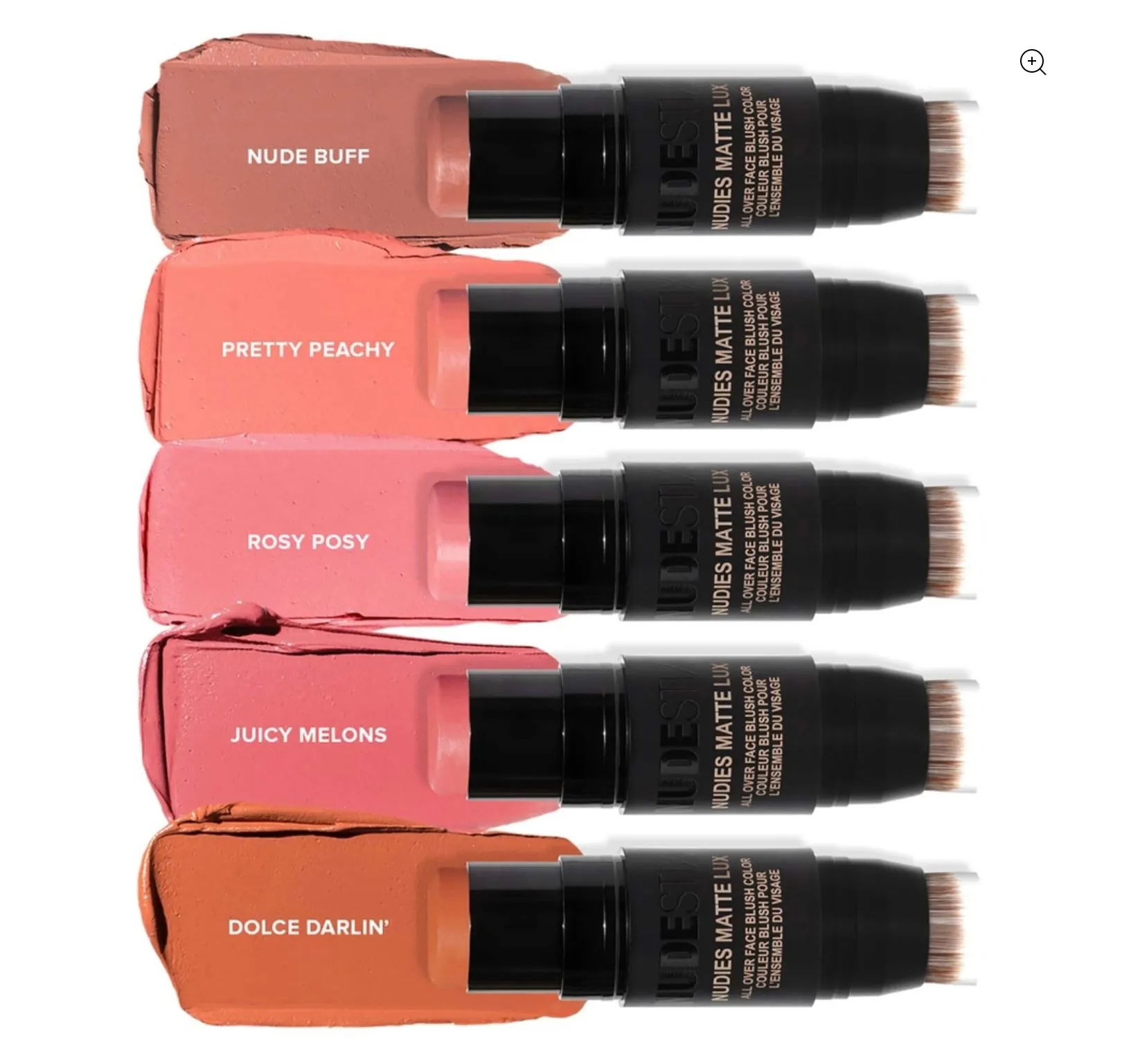 NUDESTIX NUDIES MATTE LUX ALL OVER FACE BLUSH COLOUR - JUICY MELONS