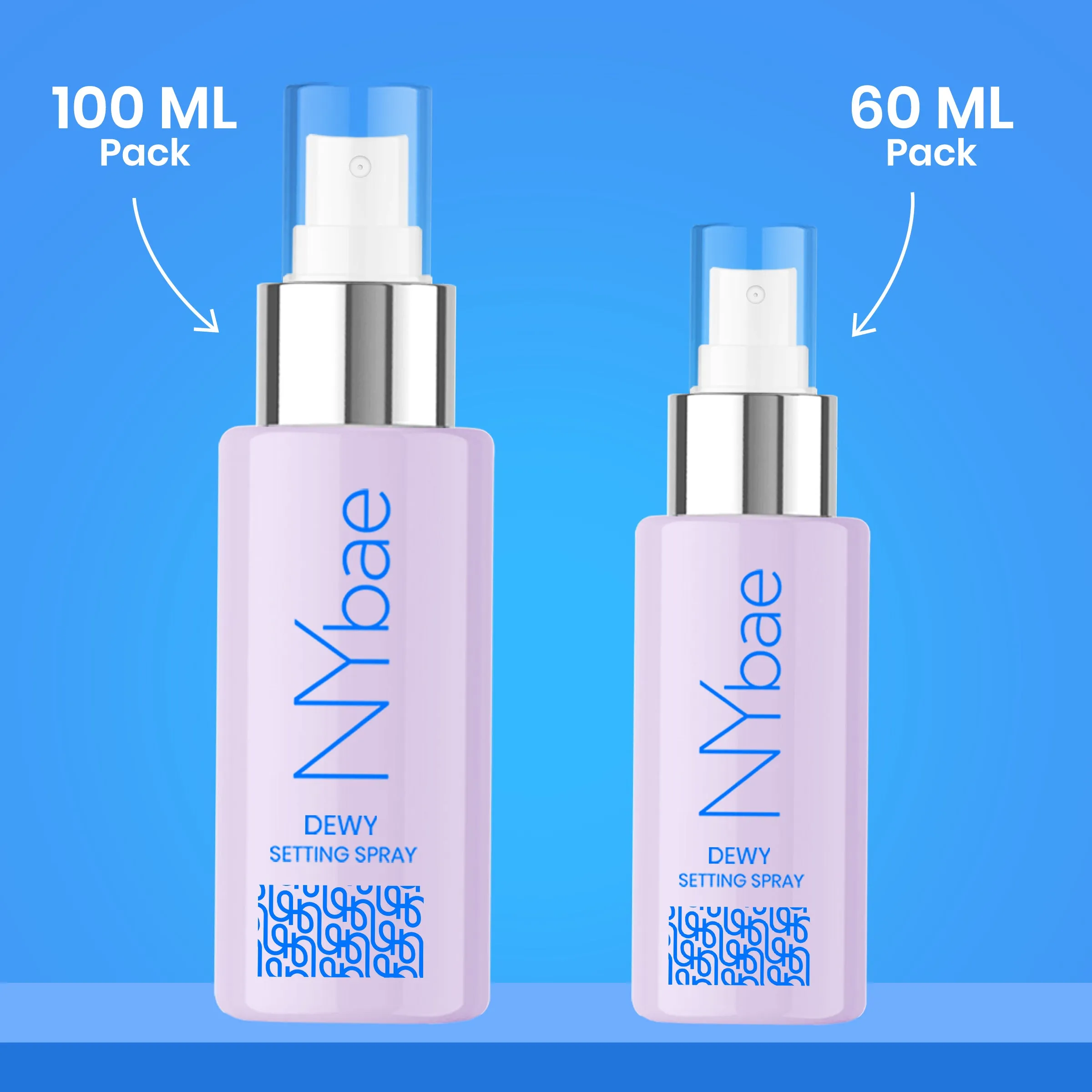 NY Bae Dewy Setting Spray (60ml) | Glowing Skin | Dewy Makeup Fixer | Long Lasting Makeup | Crease-Free | Hydrating Face Mist | Hyaluronic Acid | Normal To Dry Skin