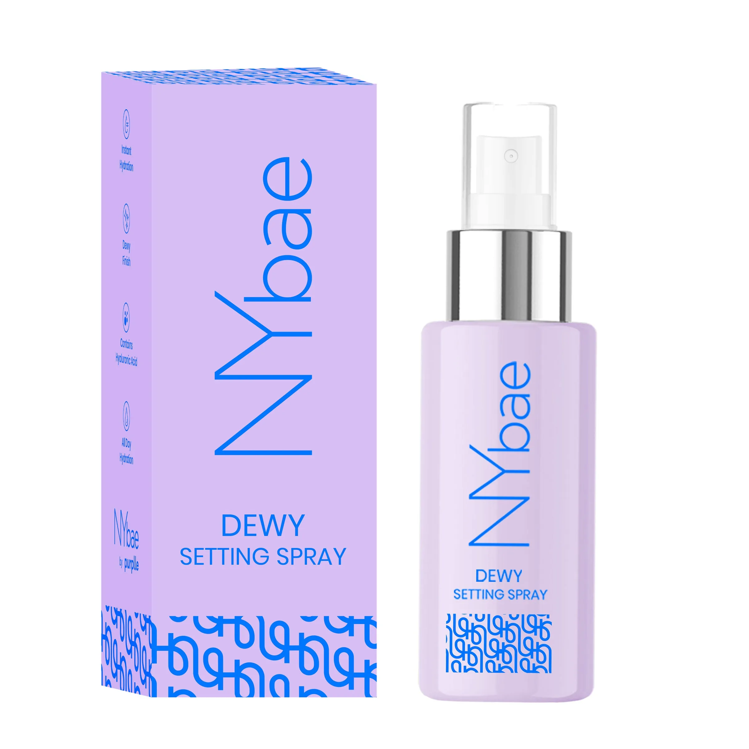 NY Bae Dewy Setting Spray (60ml) | Glowing Skin | Dewy Makeup Fixer | Long Lasting Makeup | Crease-Free | Hydrating Face Mist | Hyaluronic Acid | Normal To Dry Skin