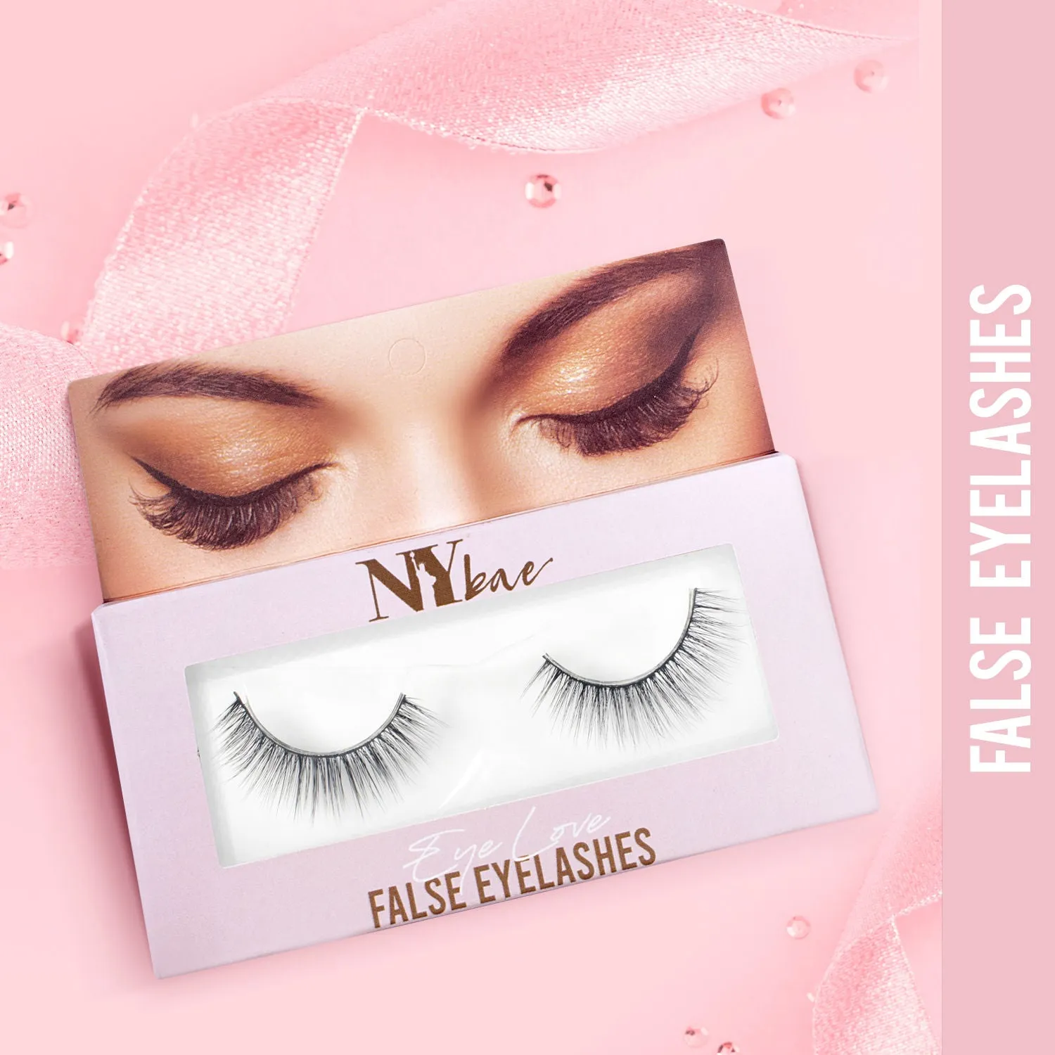 NY Bae Eye Love False Eyelashes | Easy Application | Comfortable | Long Staying - High Volume 02
