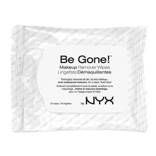 NYX Be Gone Makeup Remover Wipes - White