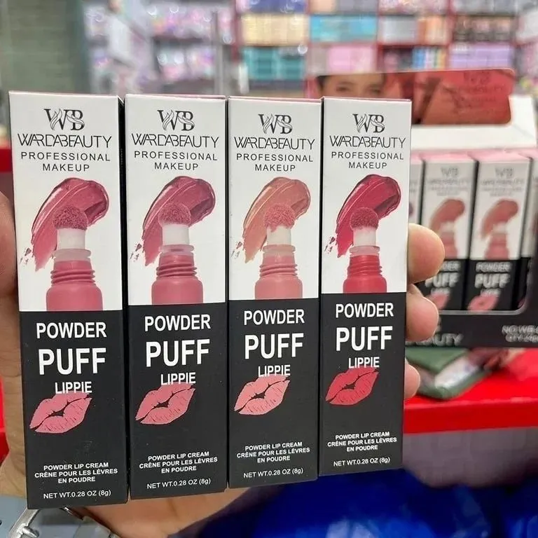 Pack of 4pcs Trendy Puff Blushes Cheek Puff Blush
