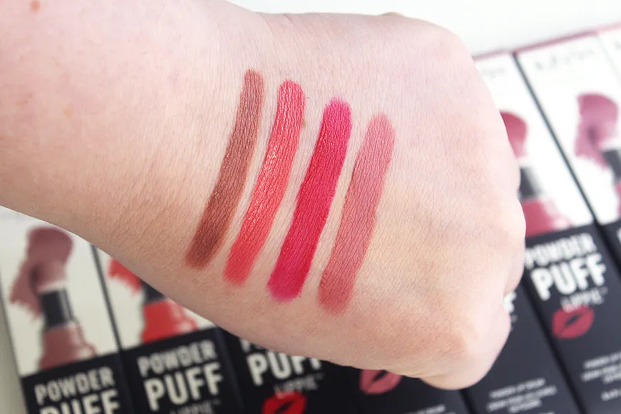 Pack of 4pcs Trendy Puff Blushes Cheek Puff Blush